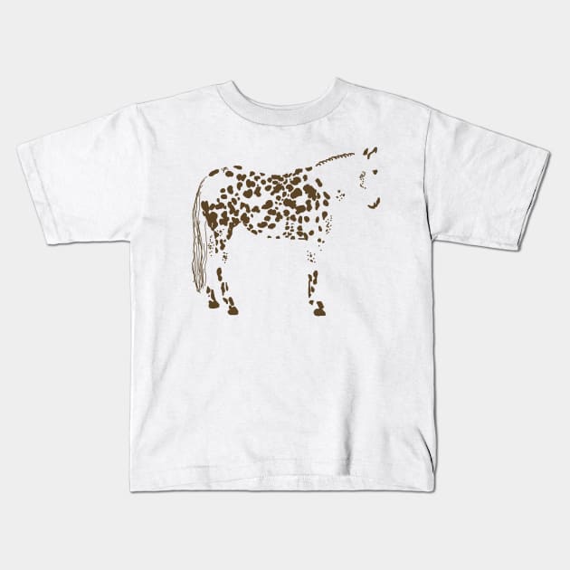 Appaloosa spots Kids T-Shirt by Crayle